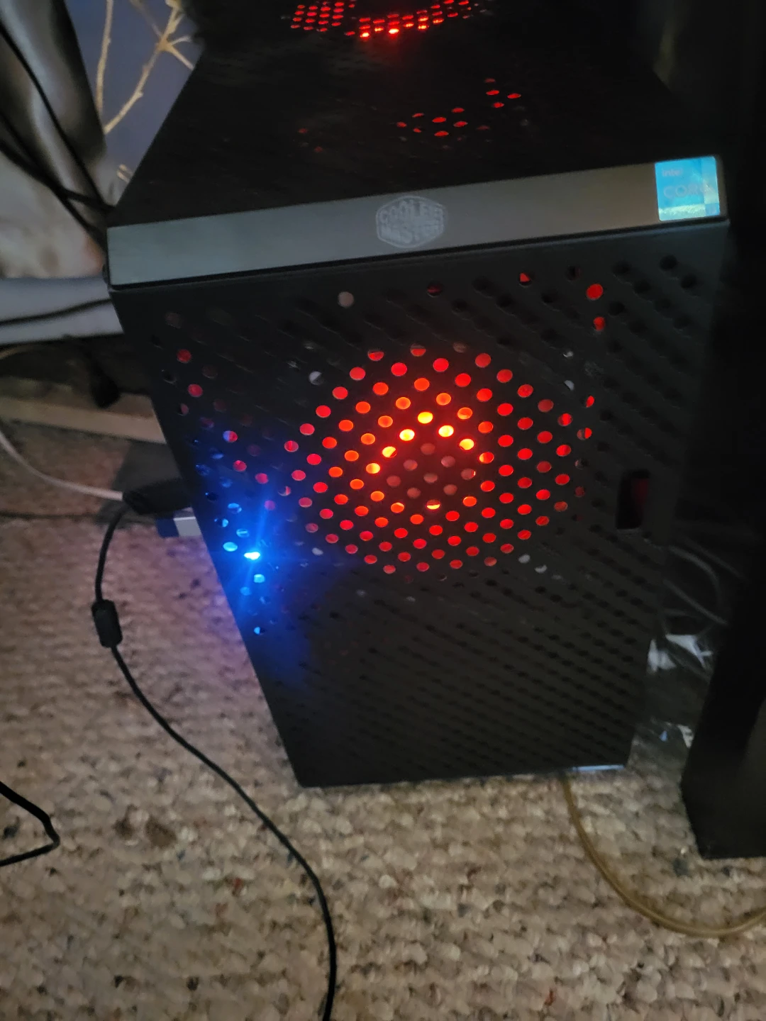 Cooler Master PC Tower Case with RGB Lighting