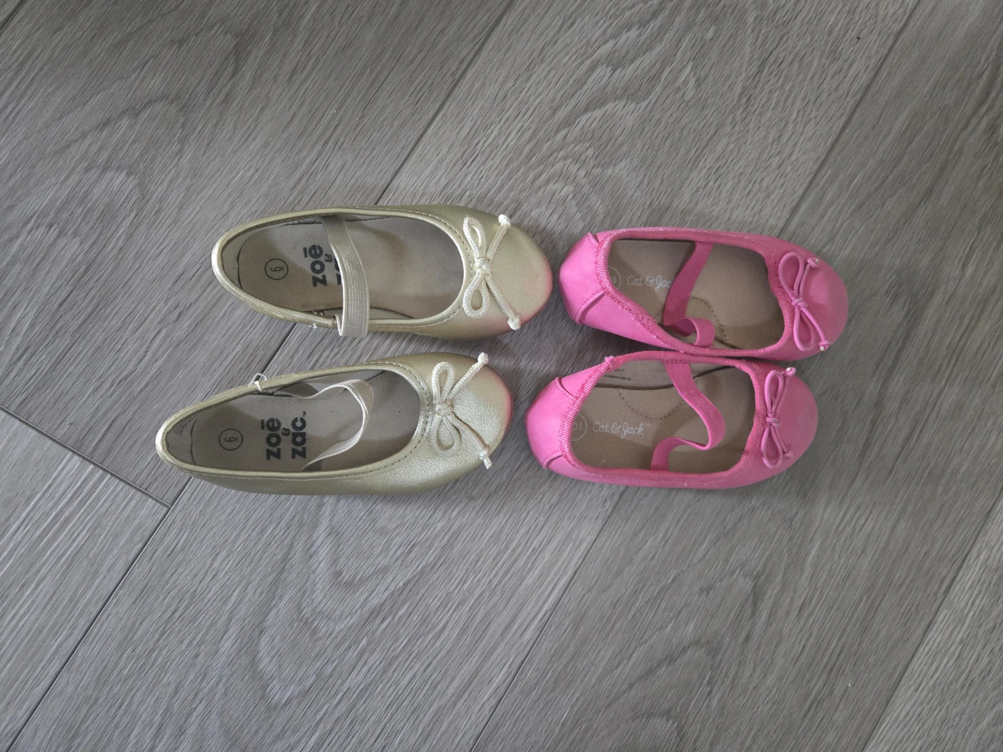 Cat & Jack and Zoe + Zack Toddler Ballet Flats - Size 6