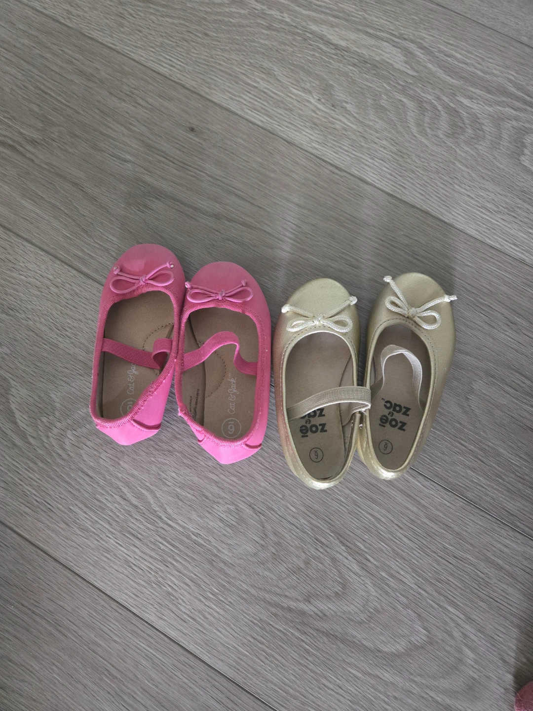 Cat & Jack and Zoe + Zack Toddler Ballet Flats - Size 6 - photo 2