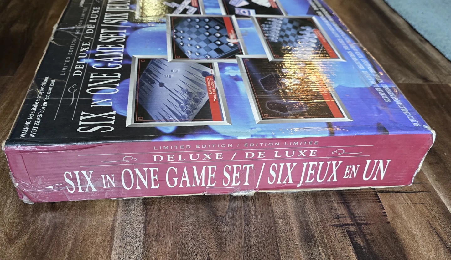 Six in One Deluxe Glass Game Set - photo 2