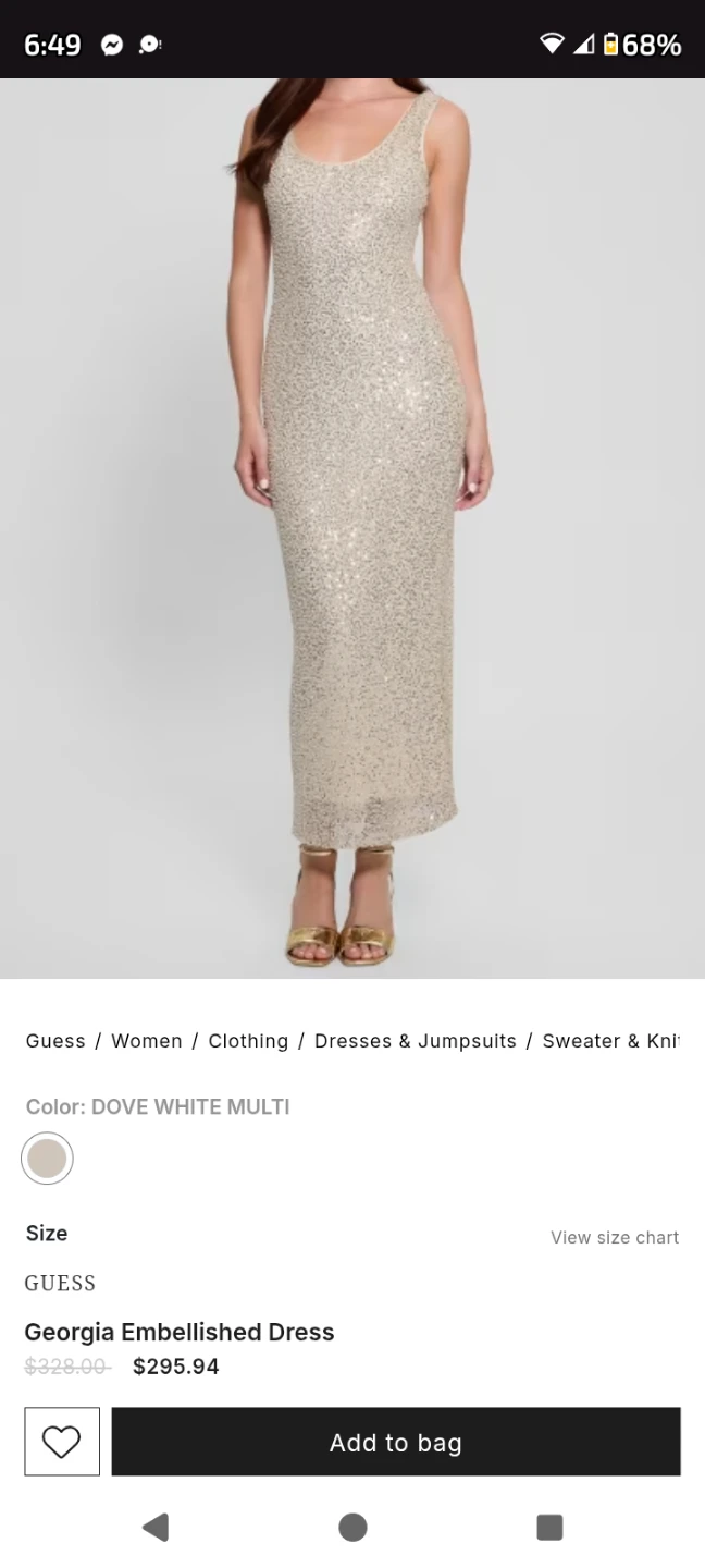 GUESS Georgia Embellished Midi Dress - photo 3