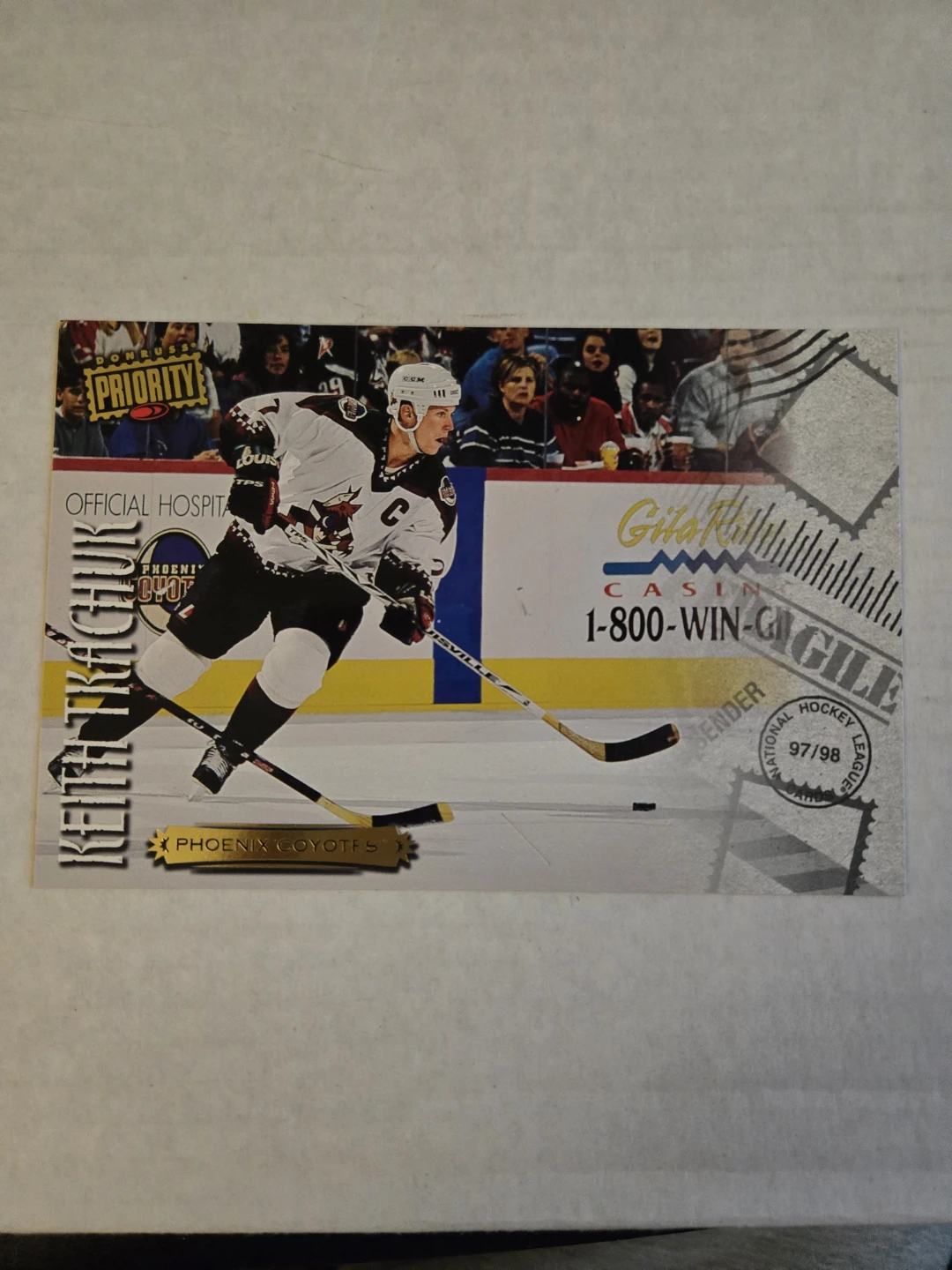 1997-98 Donruss Hockey Card - Keith Tkachuk Phoenix Coyotes