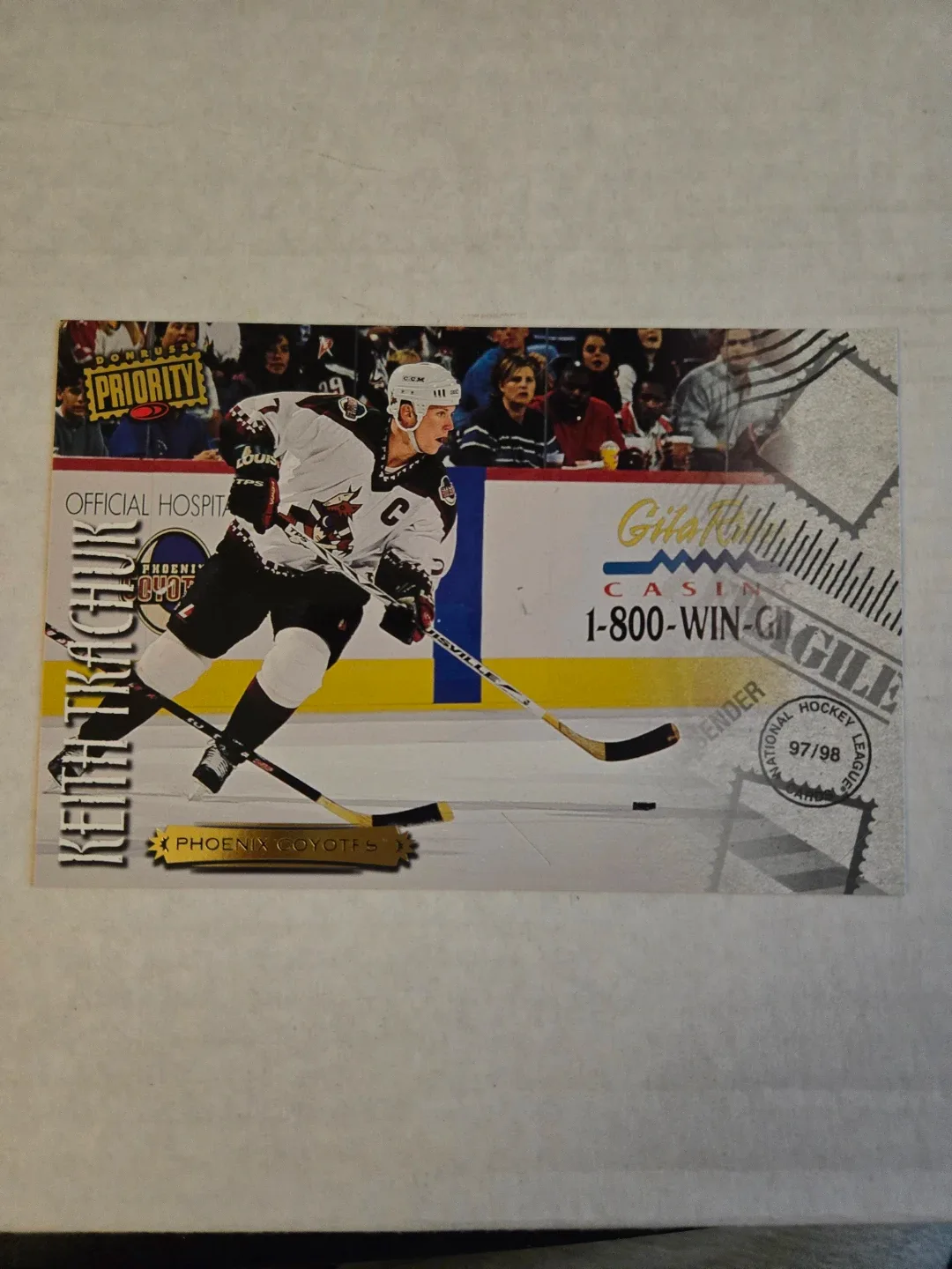 1997-98 Donruss Hockey Card - Keith Tkachuk Phoenix Coyotes