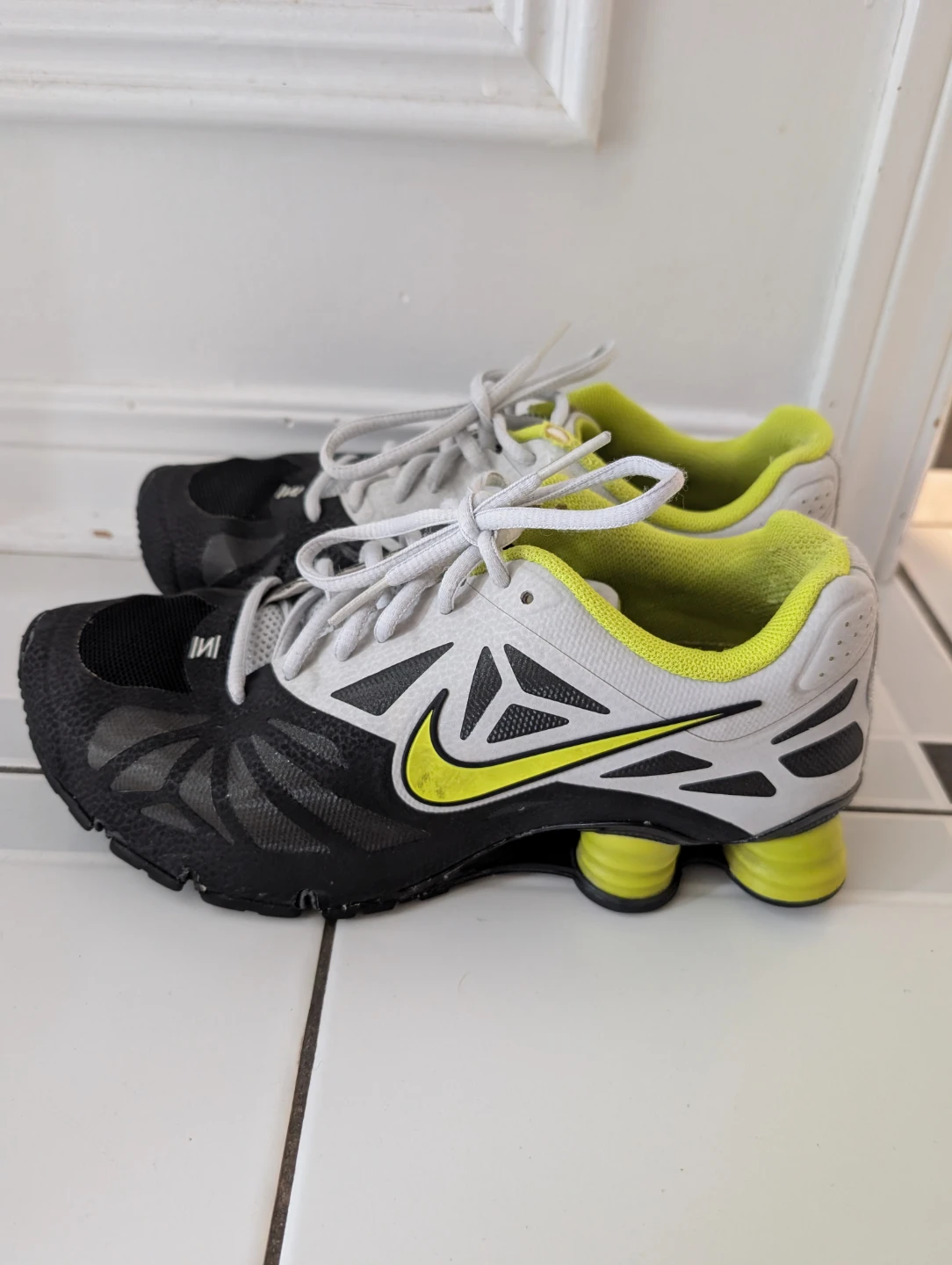 Nike Shox Turbo 14 Wolf Grey Green Men's Running Shoes Size 7.5 - photo 3