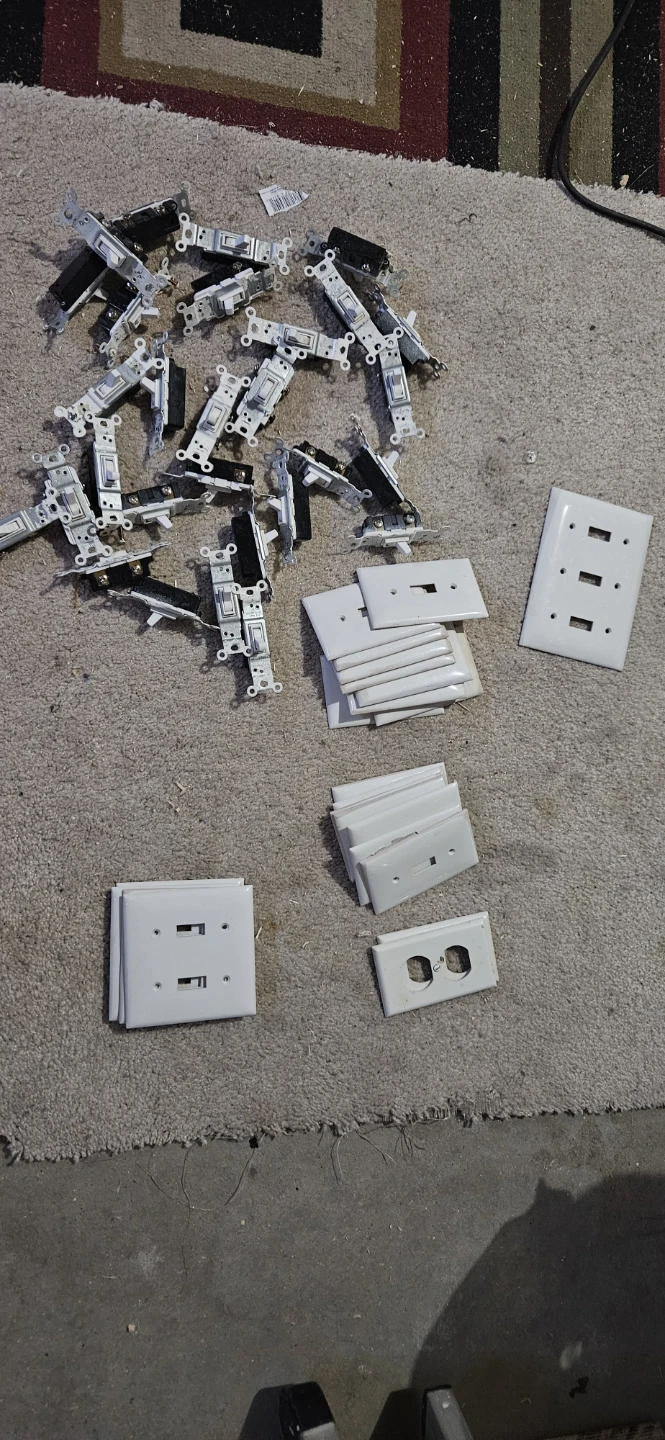 Assorted Light Switches and Outlet Covers