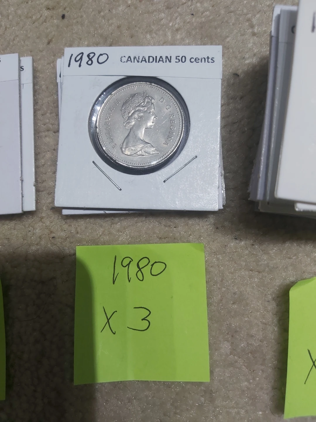Canadian 50 Cent Coins (1978-1982) - photo 3
