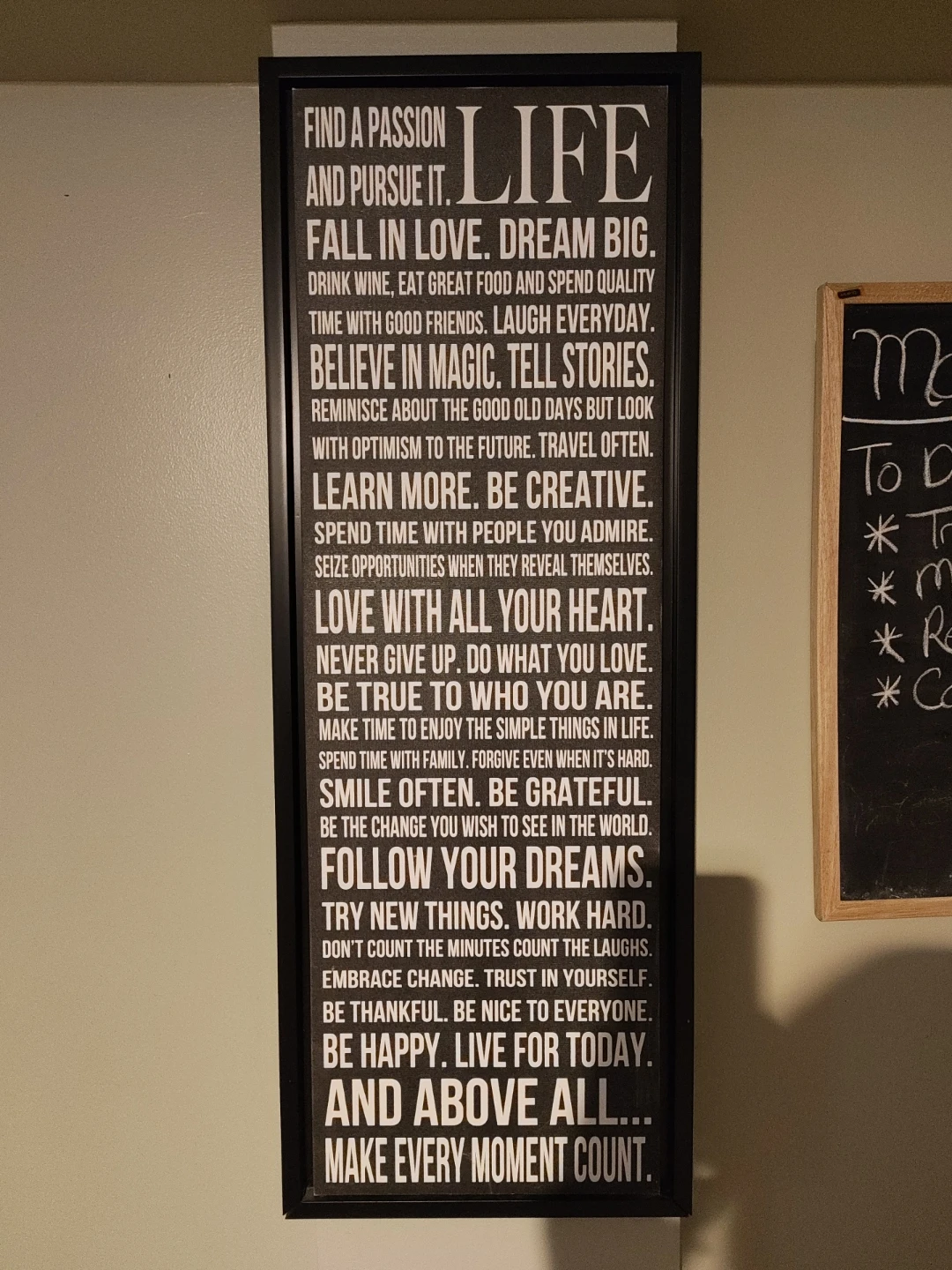 Inspirational Life Quotes Wall Art