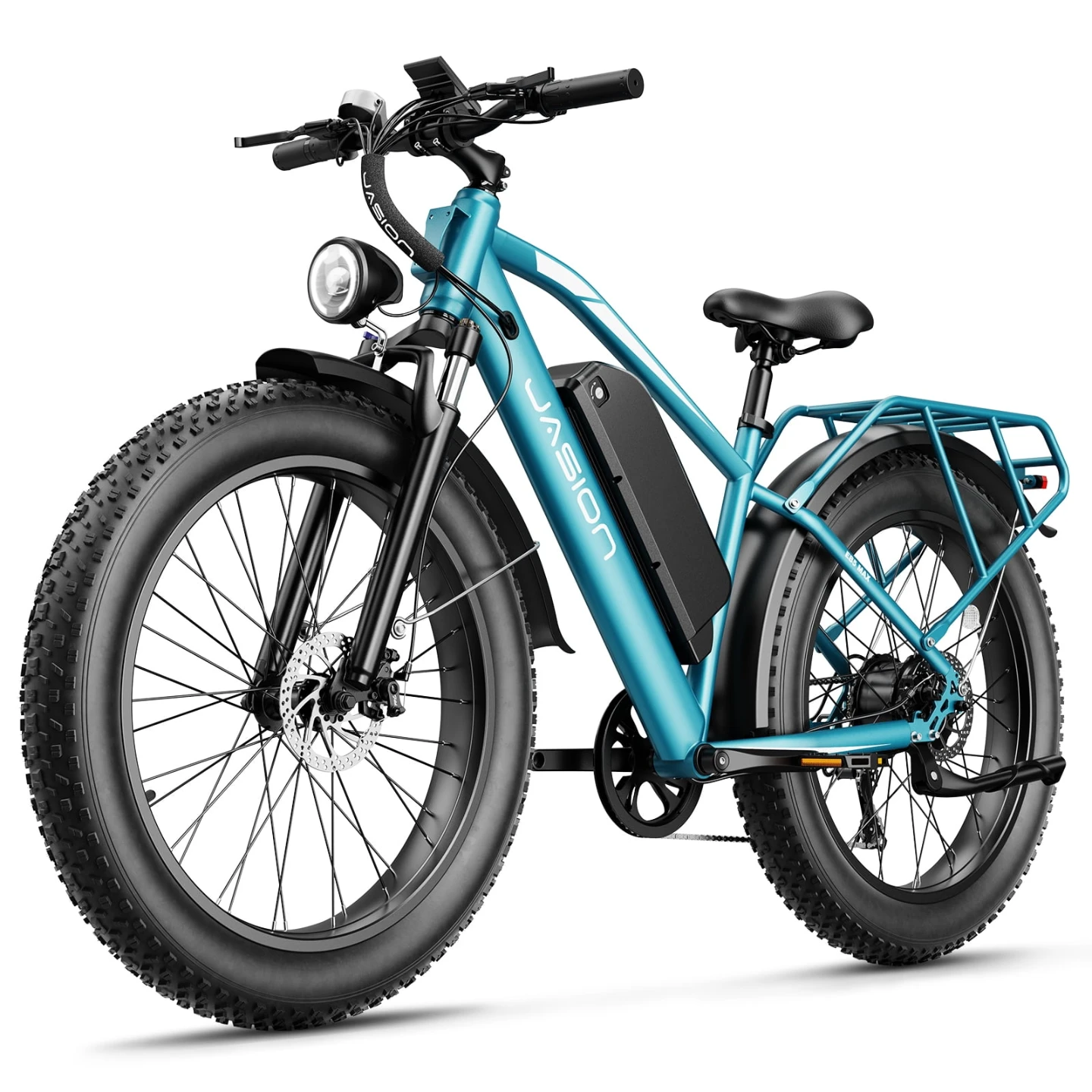 Jasion Fat Tire Electric Bike - Teal