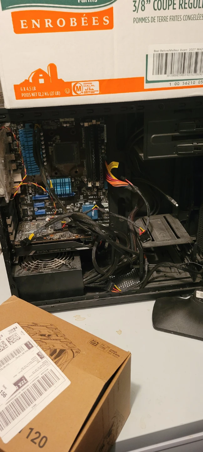 ASUS Motherboard Components and CPU Cooler