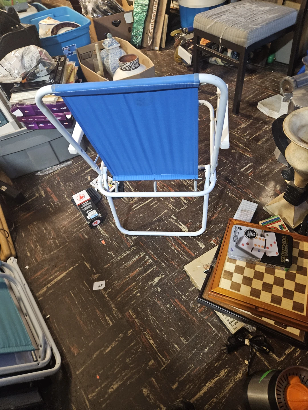 Blue Folding Beach Chair - photo 4