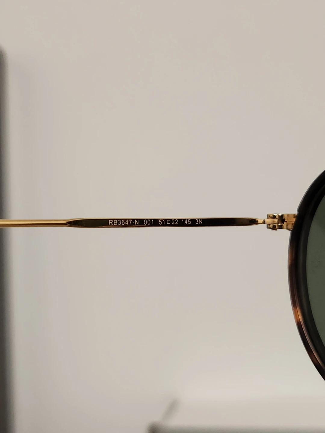 Ray-Ban RB3647N Round Double Bridge Gold Green NEW Full Set - photo 4
