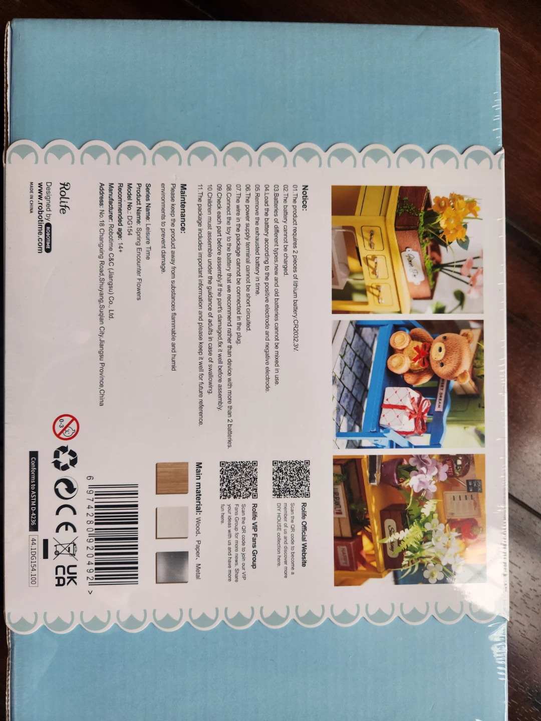 Rolife Spring Encounter Flowers DIY Miniature Greenhouse Kit - photo 3