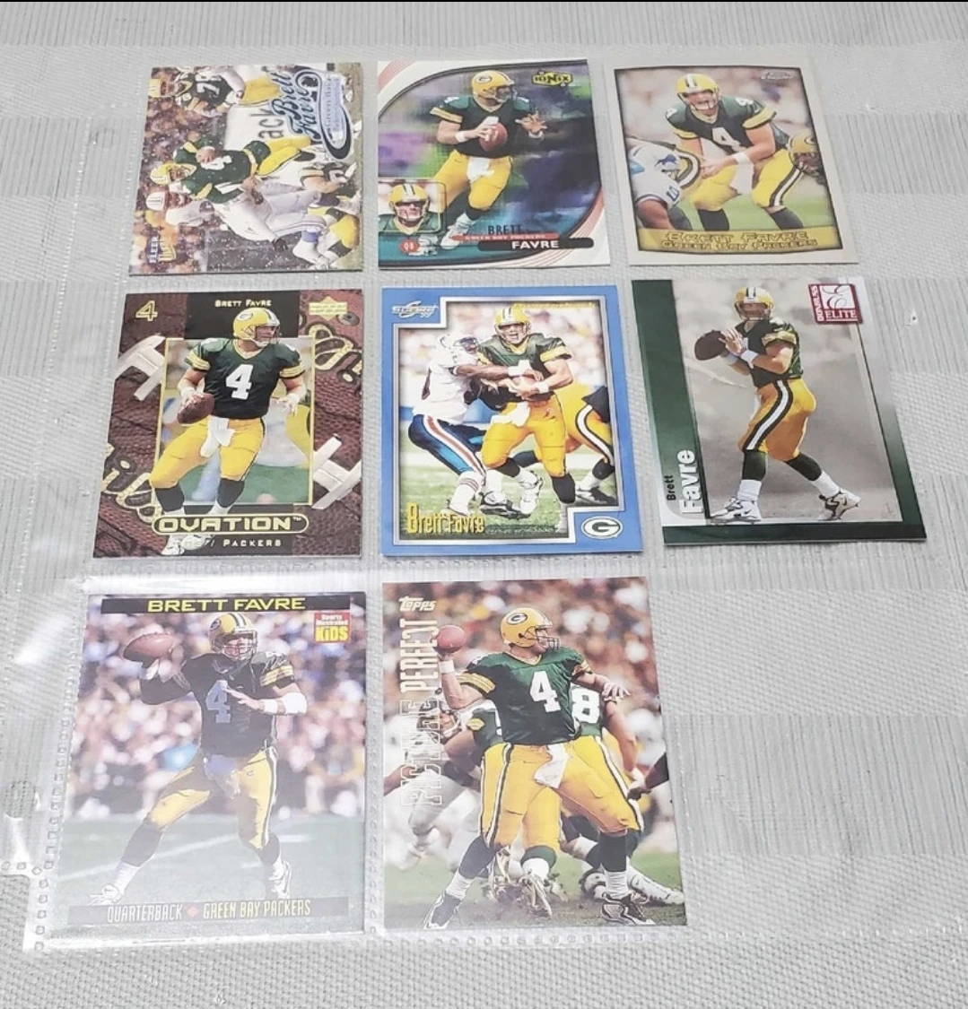 8 Card NFL HOF Brett Favre - photo 2