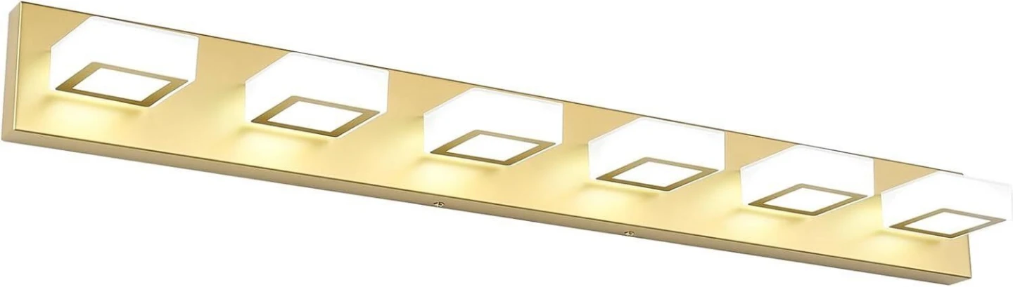 6-Light Vanity Light Fixture - Gold - photo 4