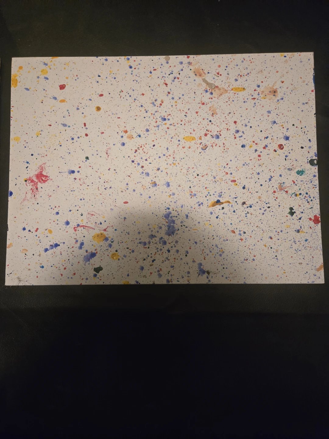 Two Splatter Art Canvases - photo 2
