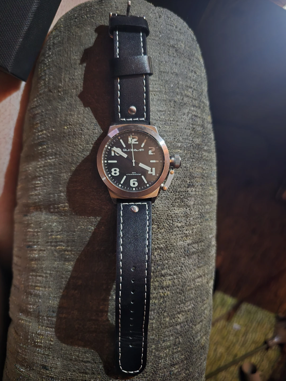 QUONDAM Ultra Water-Resistant Stainless Steel Watch - photo 2