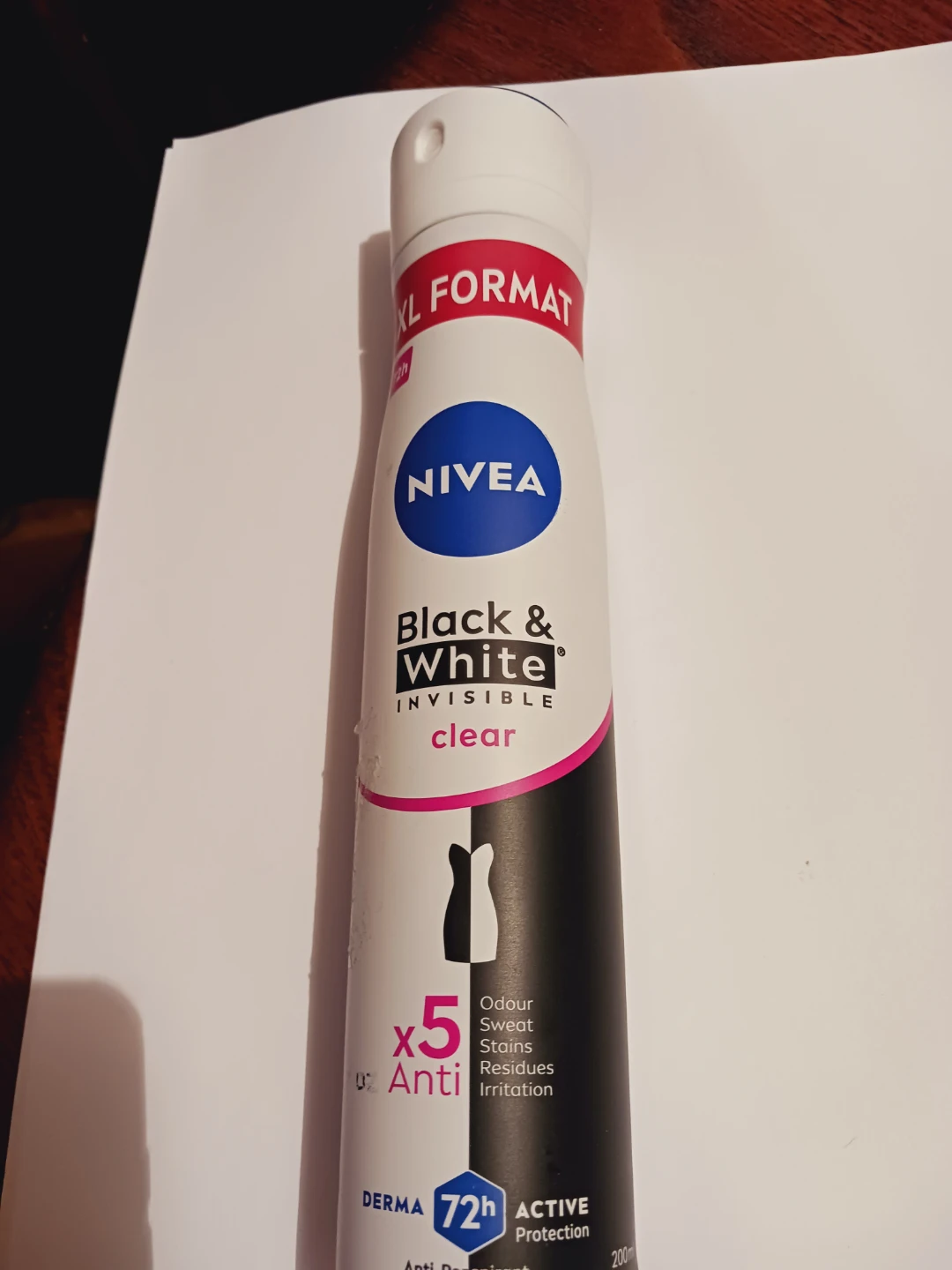 New! Nivea Invisible Clear Antiperspirant Deodorant 200ml