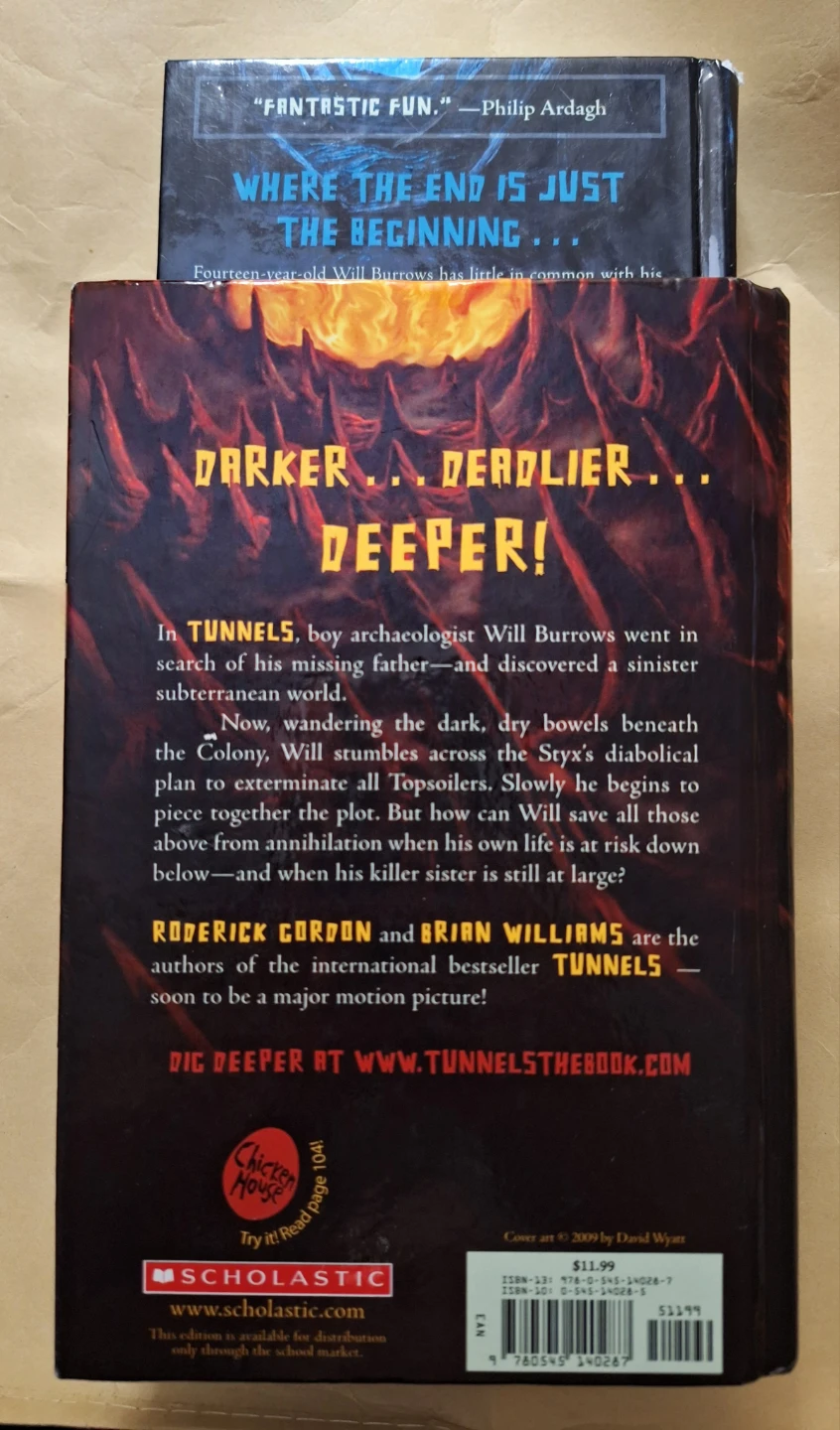 1st two YA novels in the Best Selling 'Tunnels' series - photo 4