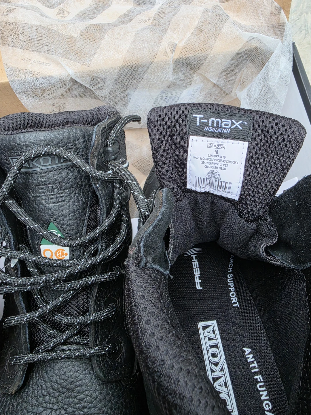 Dakota T-Max Insulated Safety Boots Size 10 (New) - photo 5
