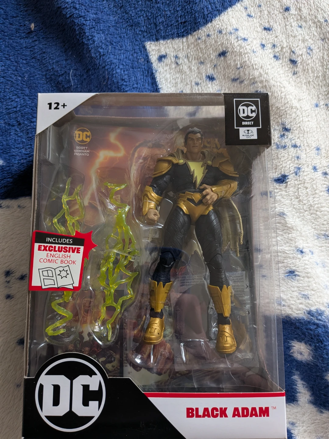 DC Direct Black Adam Page Punchers Action Figure with Comic - photo 2