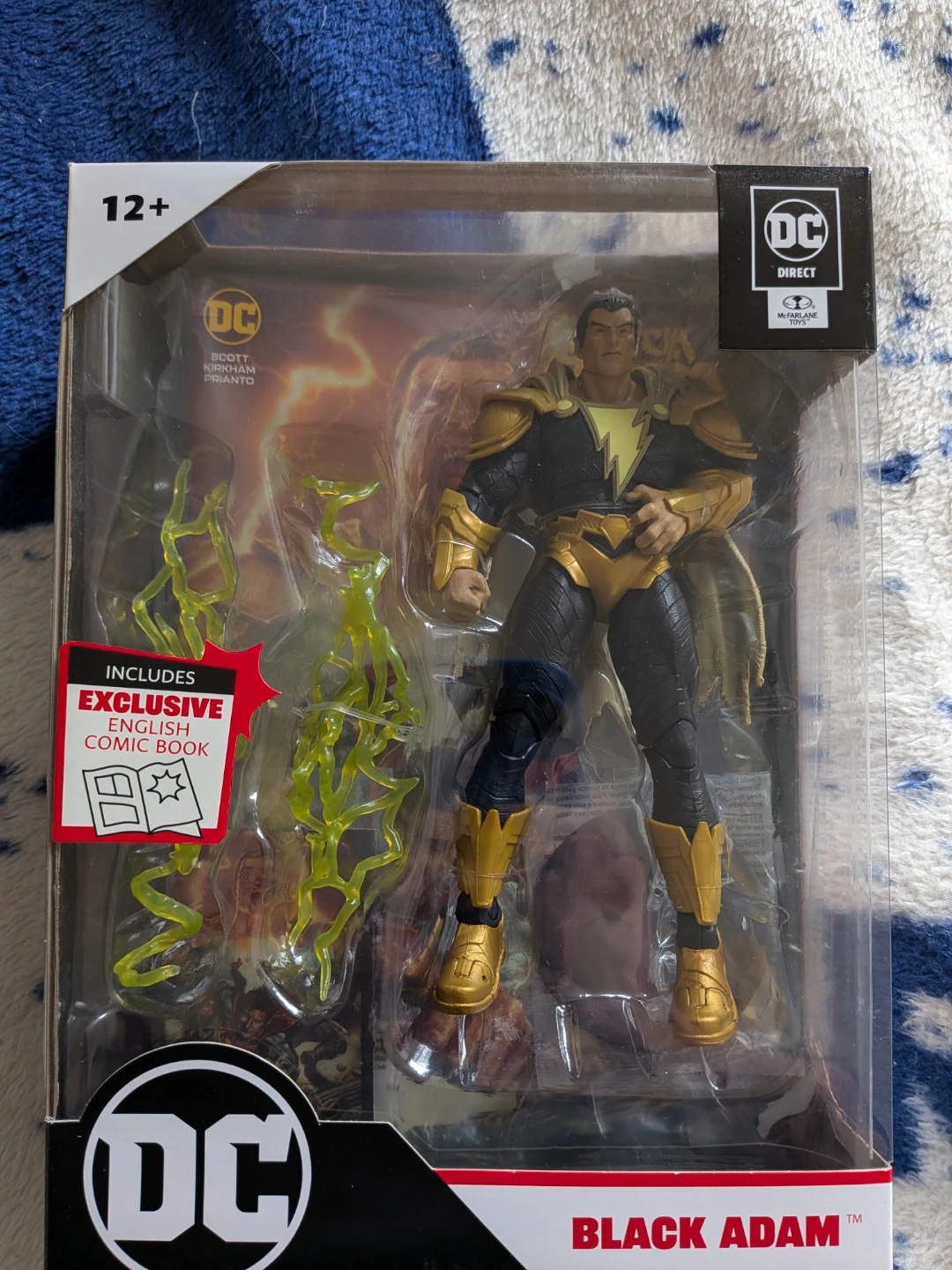 DC Direct Black Adam Page Punchers Action Figure with Comic - photo 3