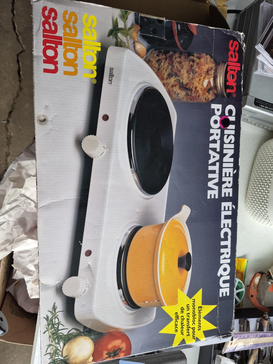 Salton Portable Electric Double Burner Hot Plate - photo 2