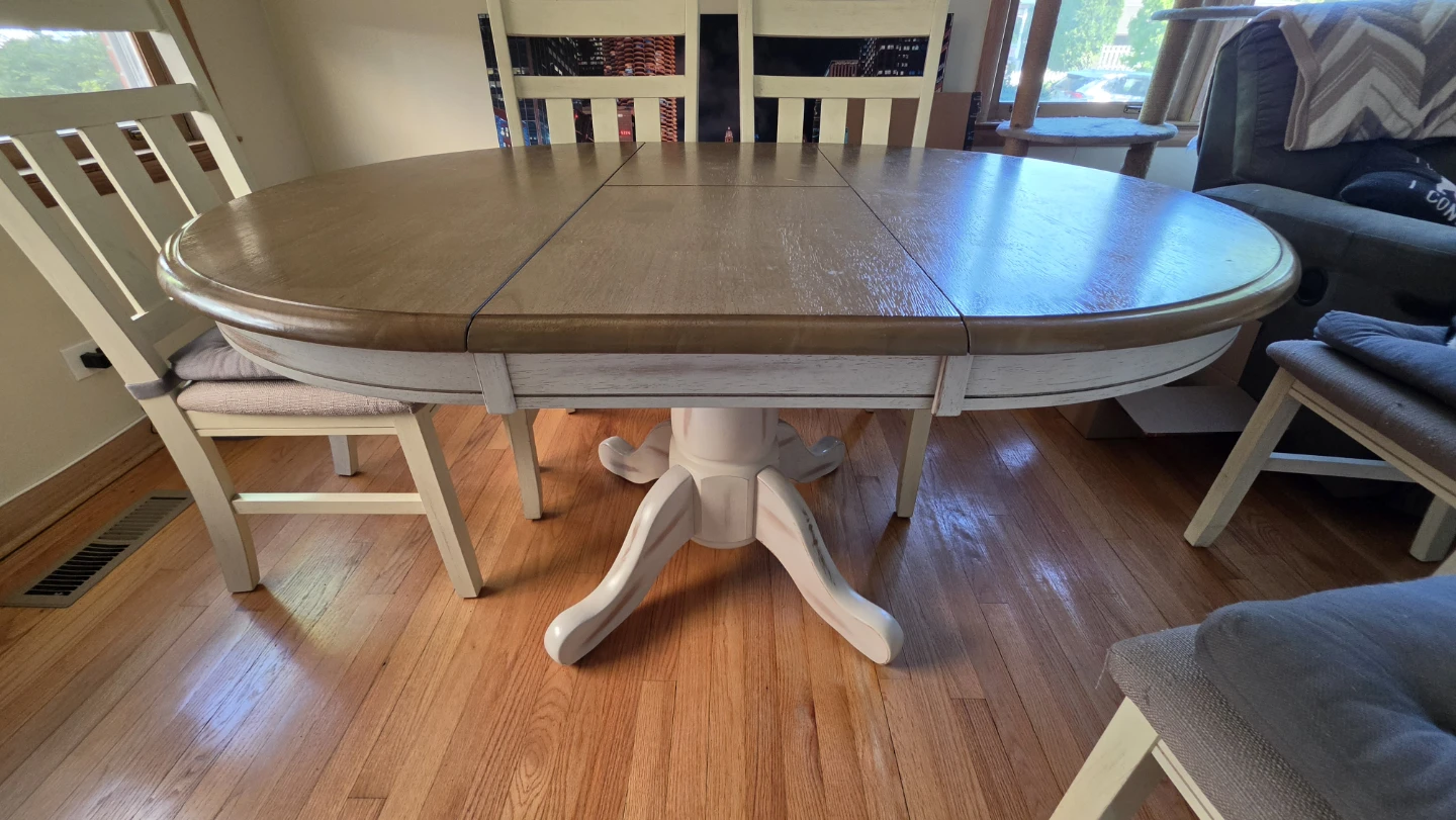 Dinning table with 6 chairs - photo 2