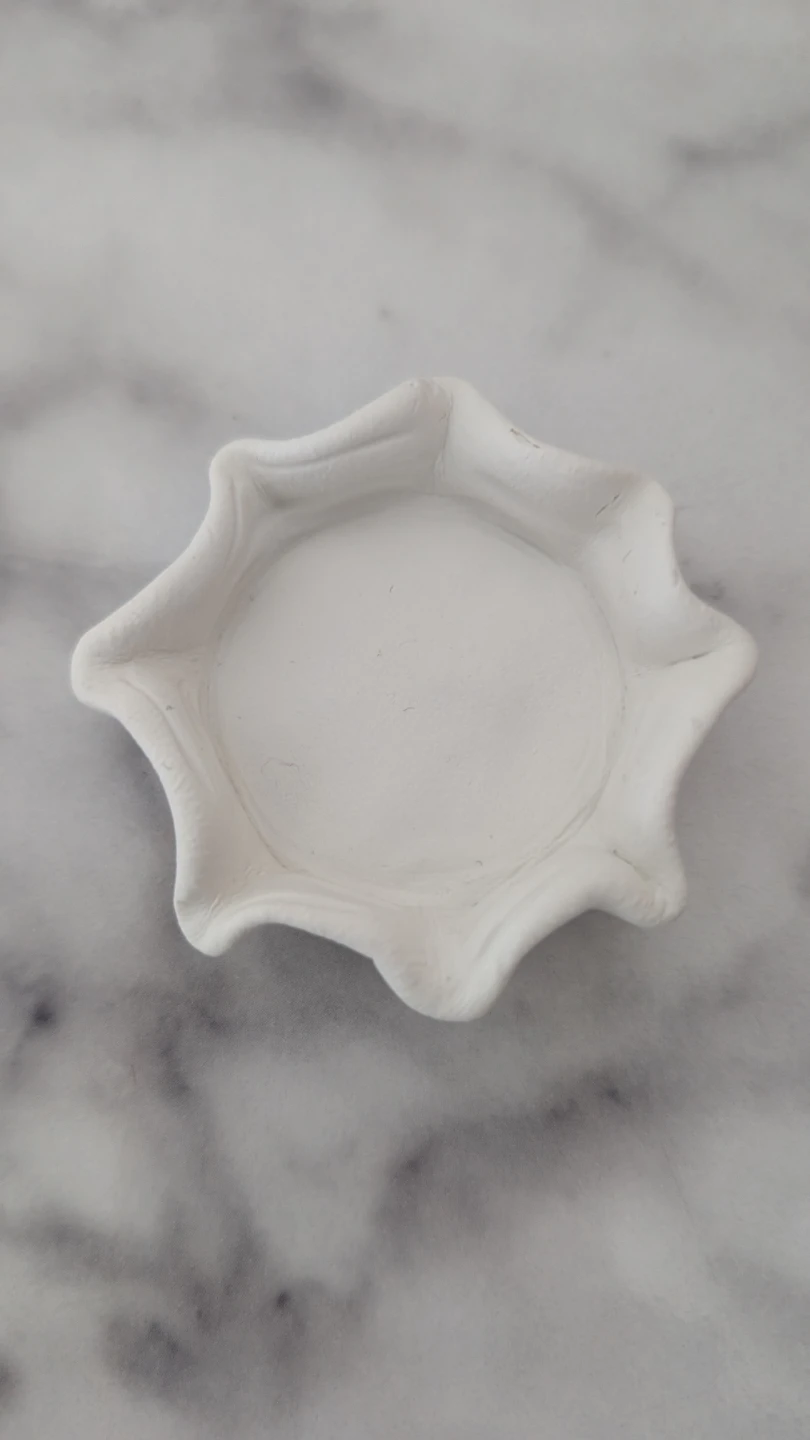 White Trinket Dish (6cm wide) - photo 2