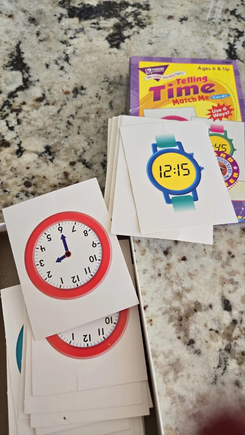L.P. Trend Telling Time Match Me Cards - photo 3
