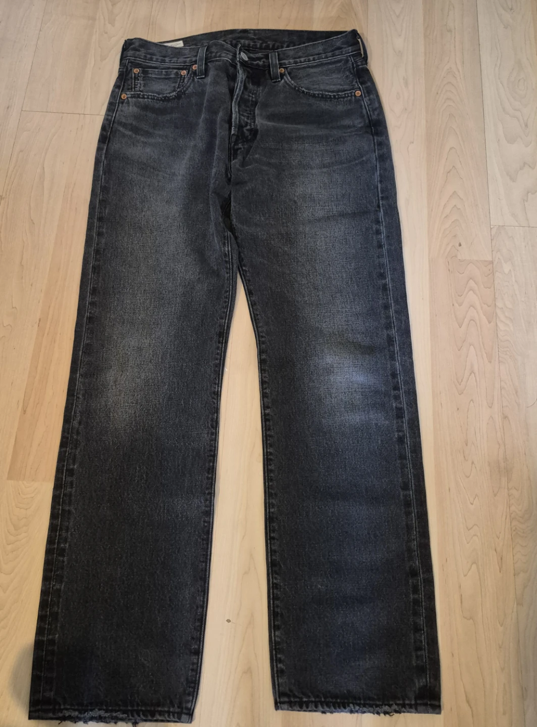 Levi's 501 Jeans - Black Wash - Size 32/32