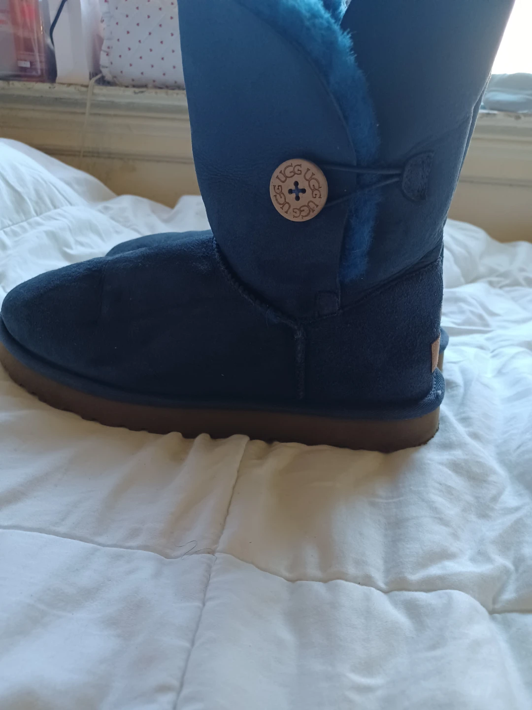 UGG Australia Bailey Button Boots - Blue Suede - photo 2