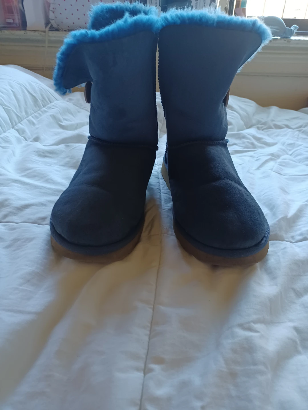 UGG Australia Bailey Button Boots - Blue Suede - photo 5