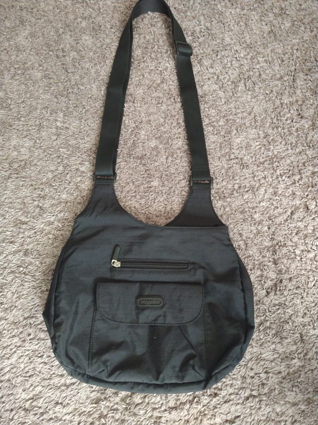 Baggallini Black Crossbody Multi Pocket Crossover Shoulder Bag - photo 2