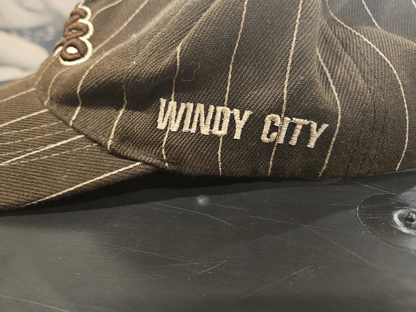 Chicago Windy City Pinstripe Baseball Cap - photo 3