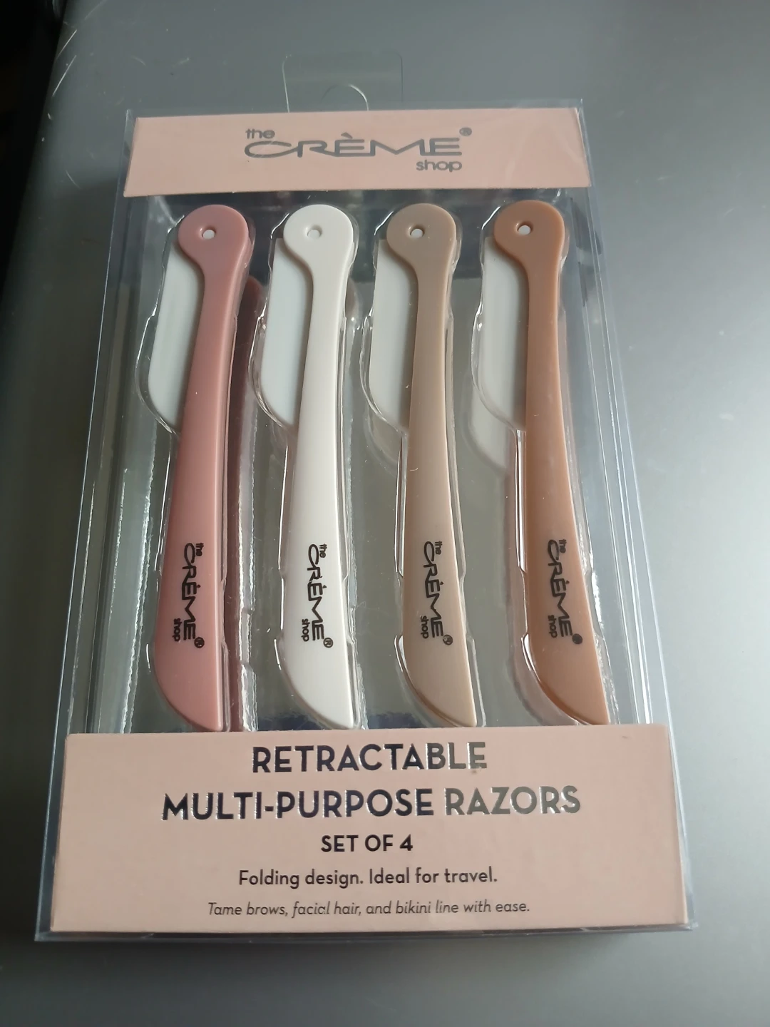 The Creme Shop Retractable Multi-Purpose Razors - Set of 4