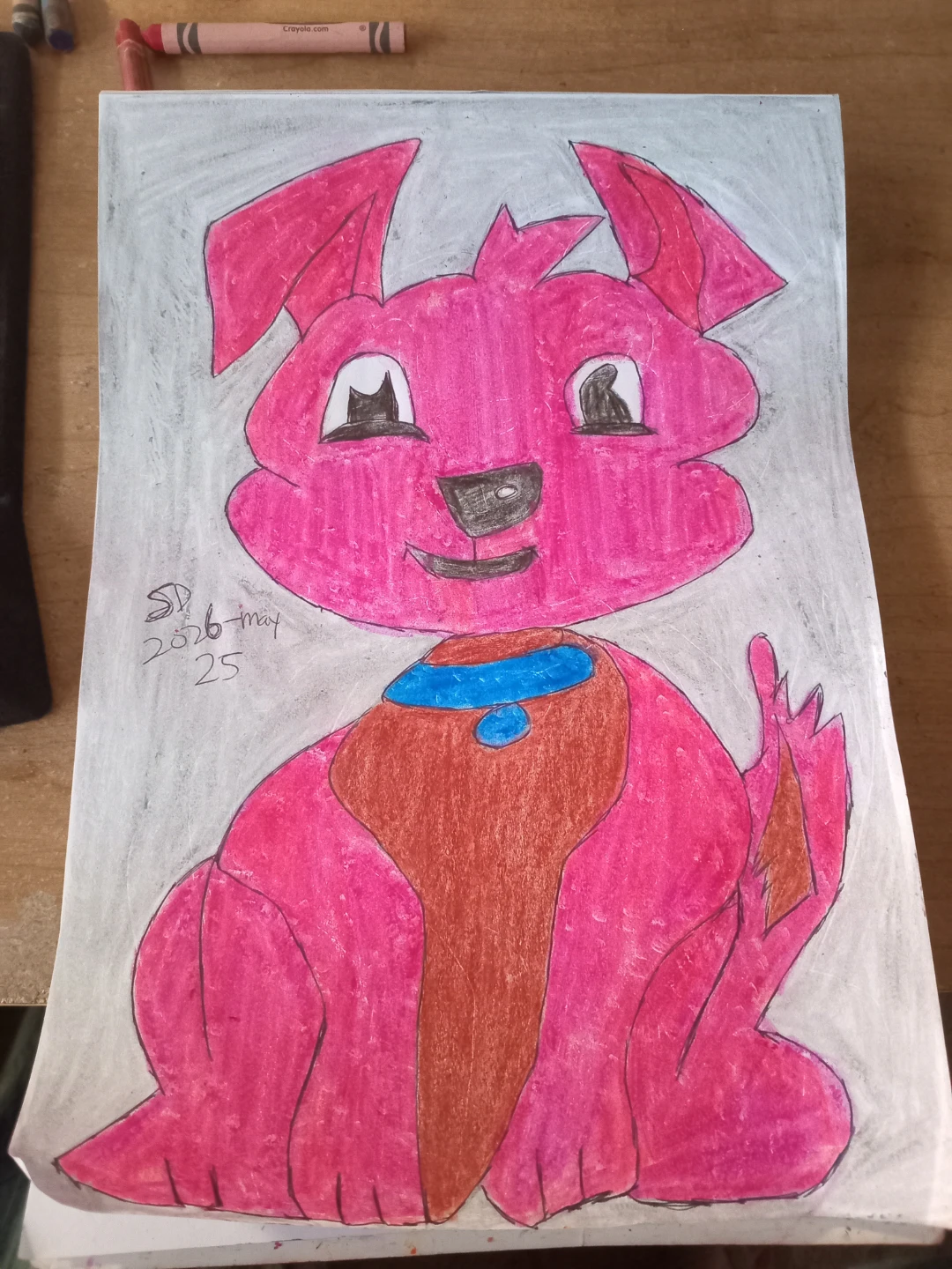 Purplish Red Dog by Custom Artist Sherwin - photo 2