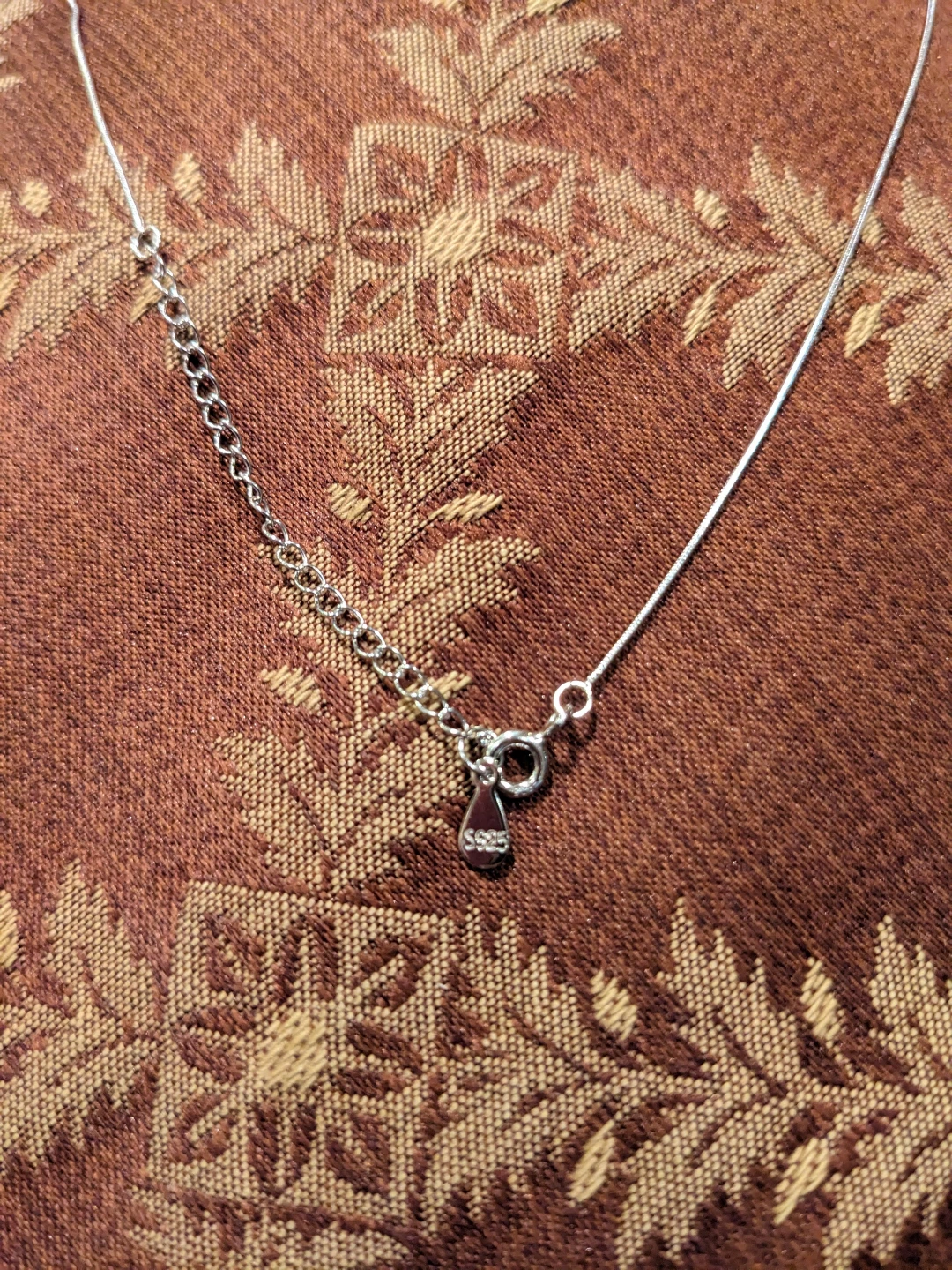 Sterling Silver "T" Initial Necklace - photo 2