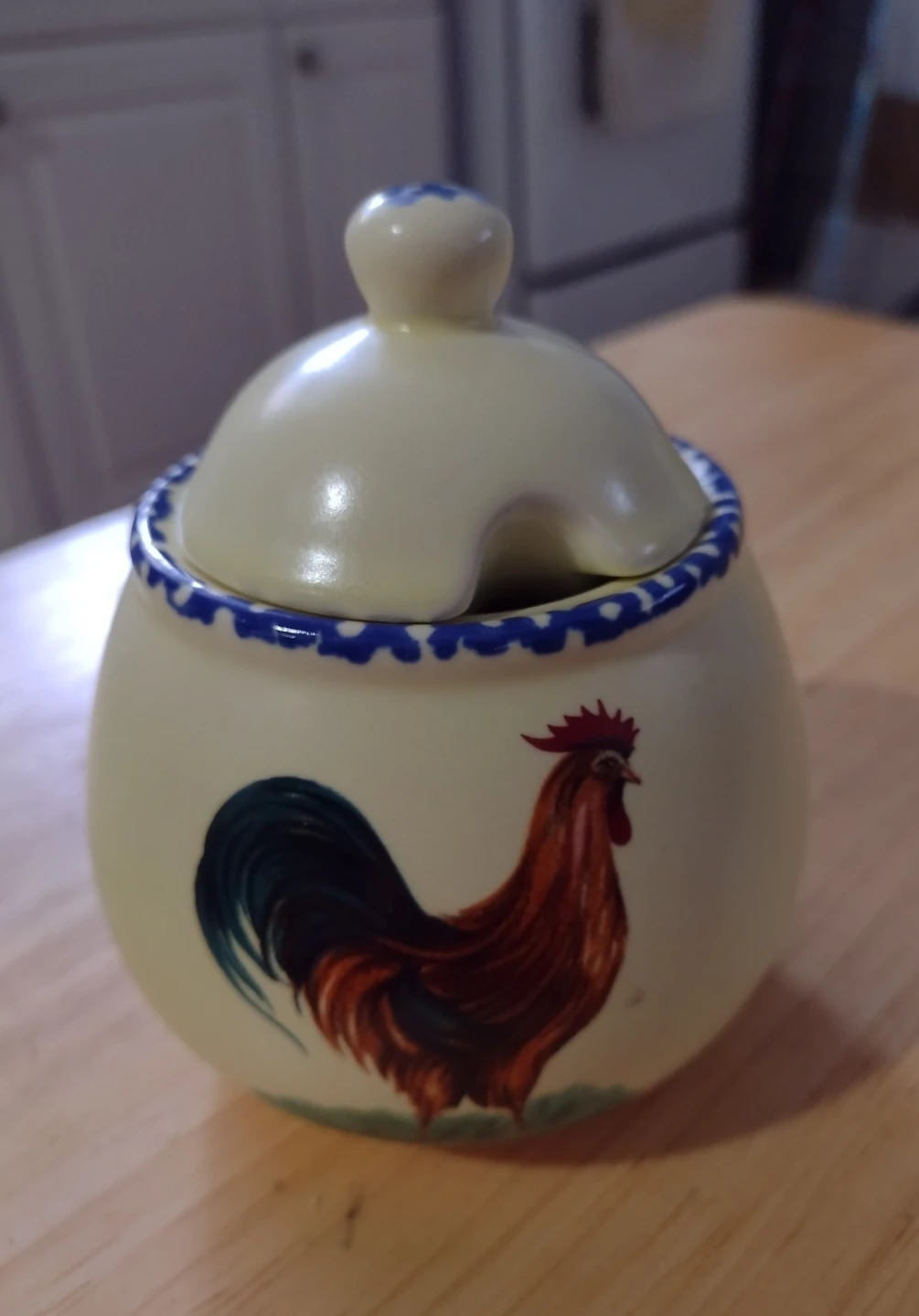 Creamer and Sugar Bowl Set with Rooster Design - photo 4