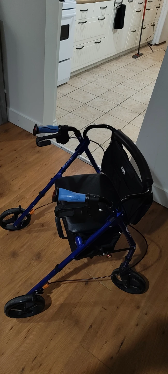 Elite Rollator Walker Blue