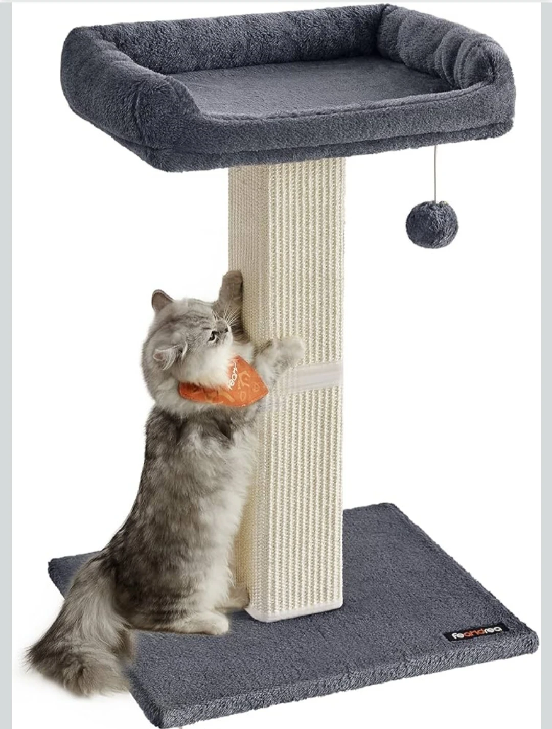 Feandrea Cat Scratching Post with Large Perch