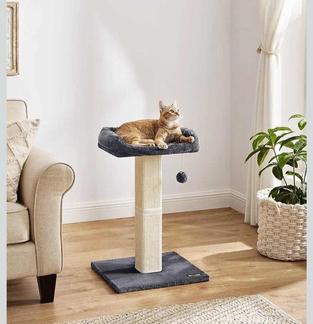 Feandrea Cat Scratching Post with Large Perch - photo 2