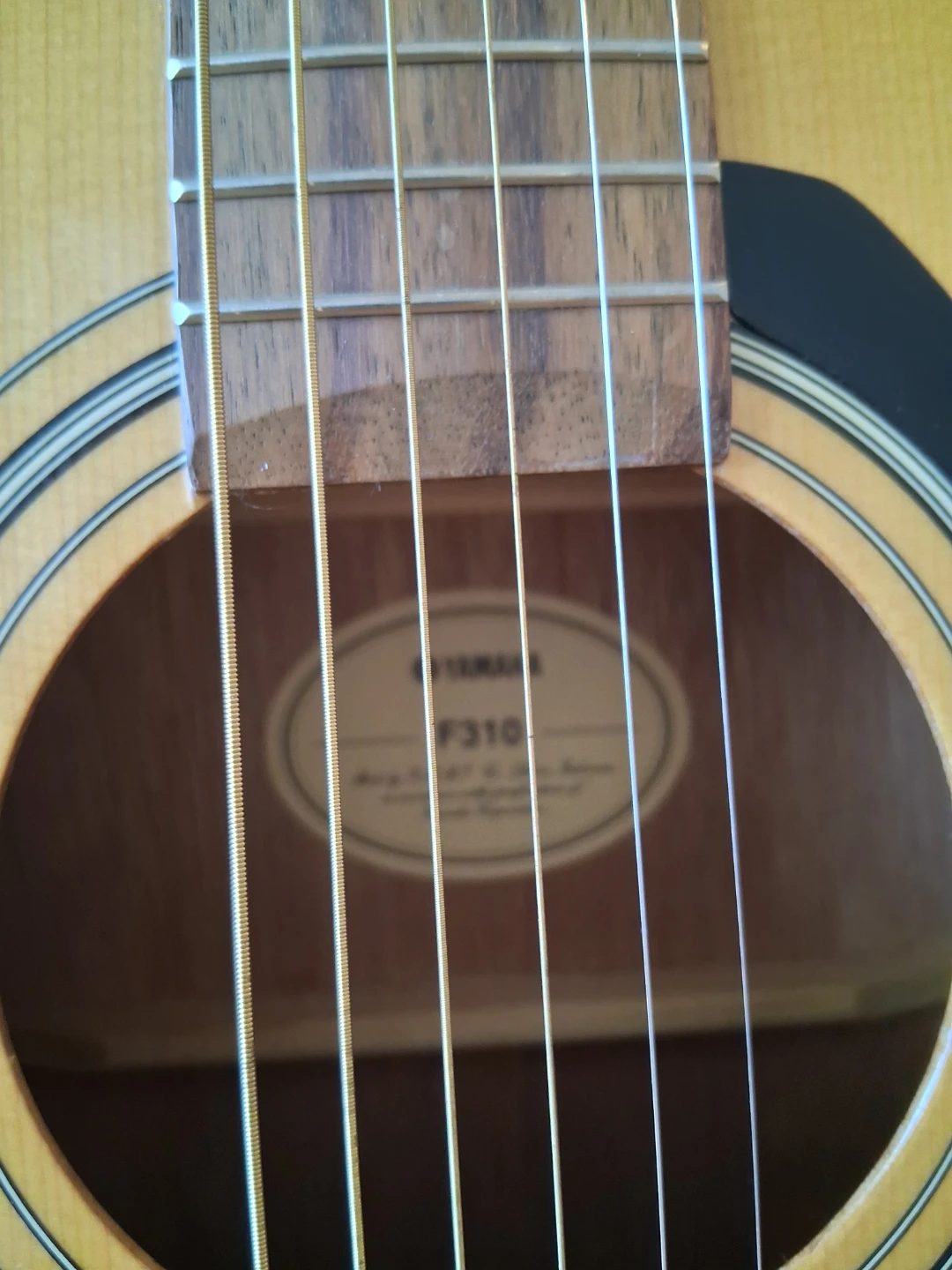 Yamaha F310 Acoustic Guitar with Case, Stand - photo 3
