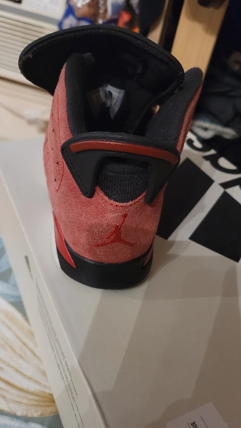 Air Jordan 6 Retro TD "Spizike" Red Suede - photo 2