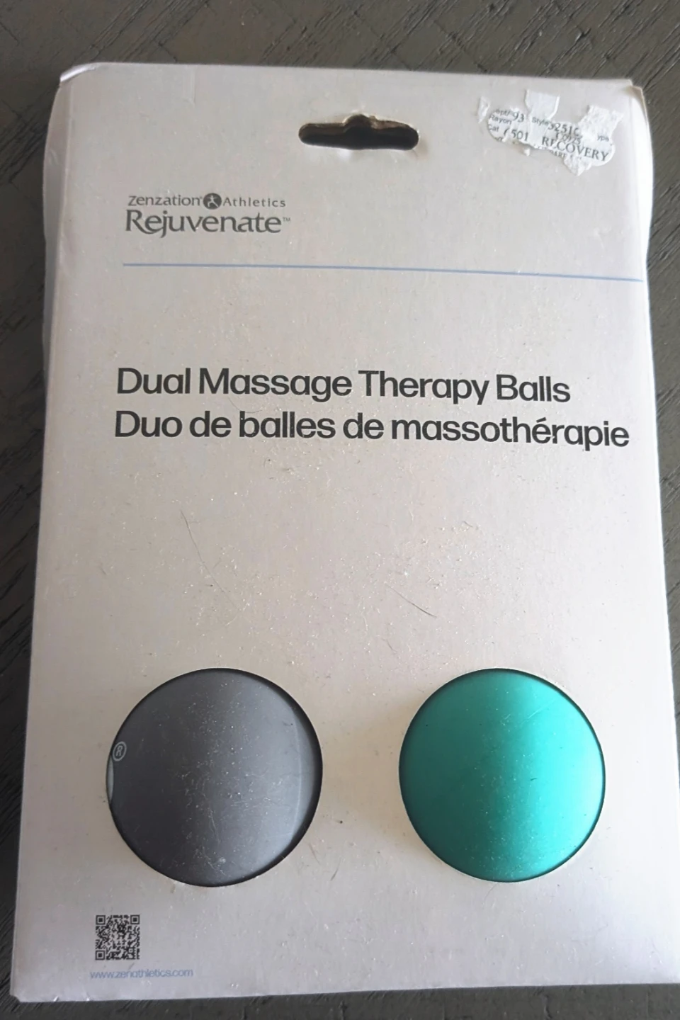 Zenzation Athletics Rejuvenate Dual Massage Therapy Balls - photo 2