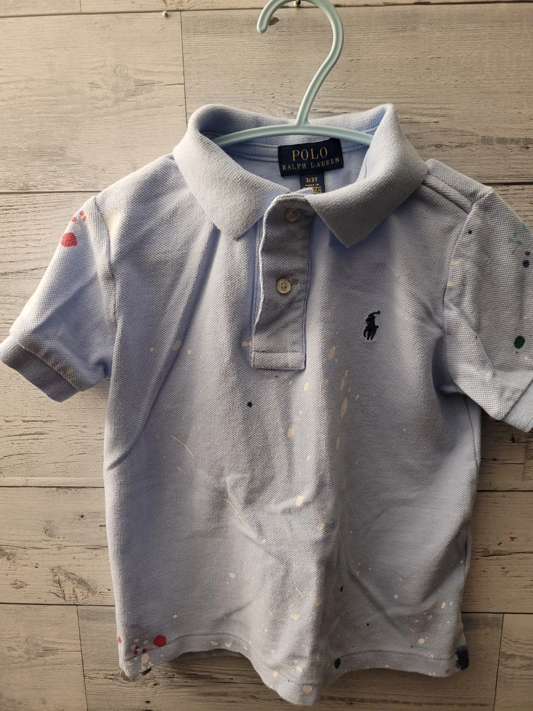 Polo Ralph Lauren Blue Polo Shirt - Size 3T