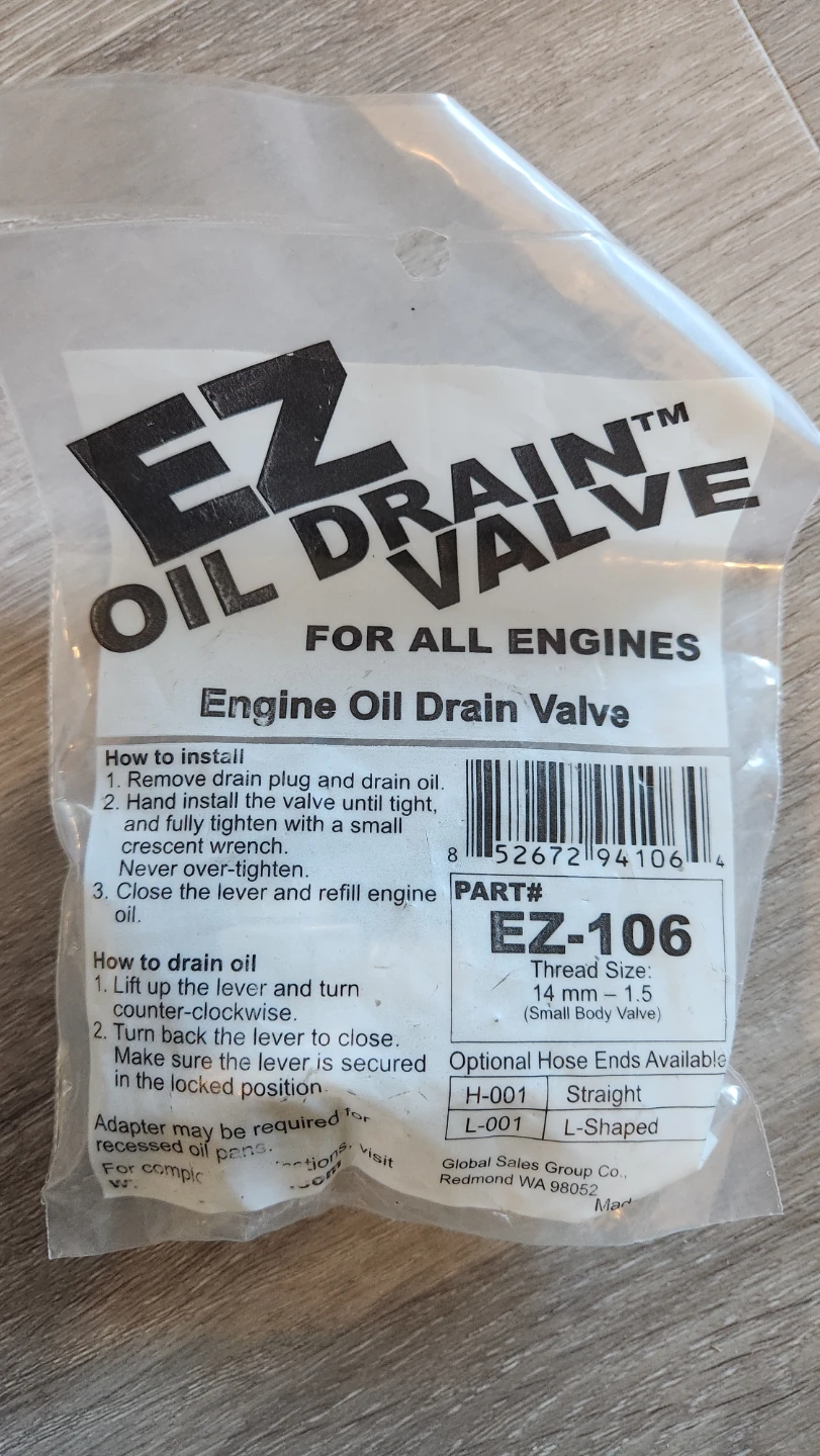 EZ Oil Drain Valve EZ-106