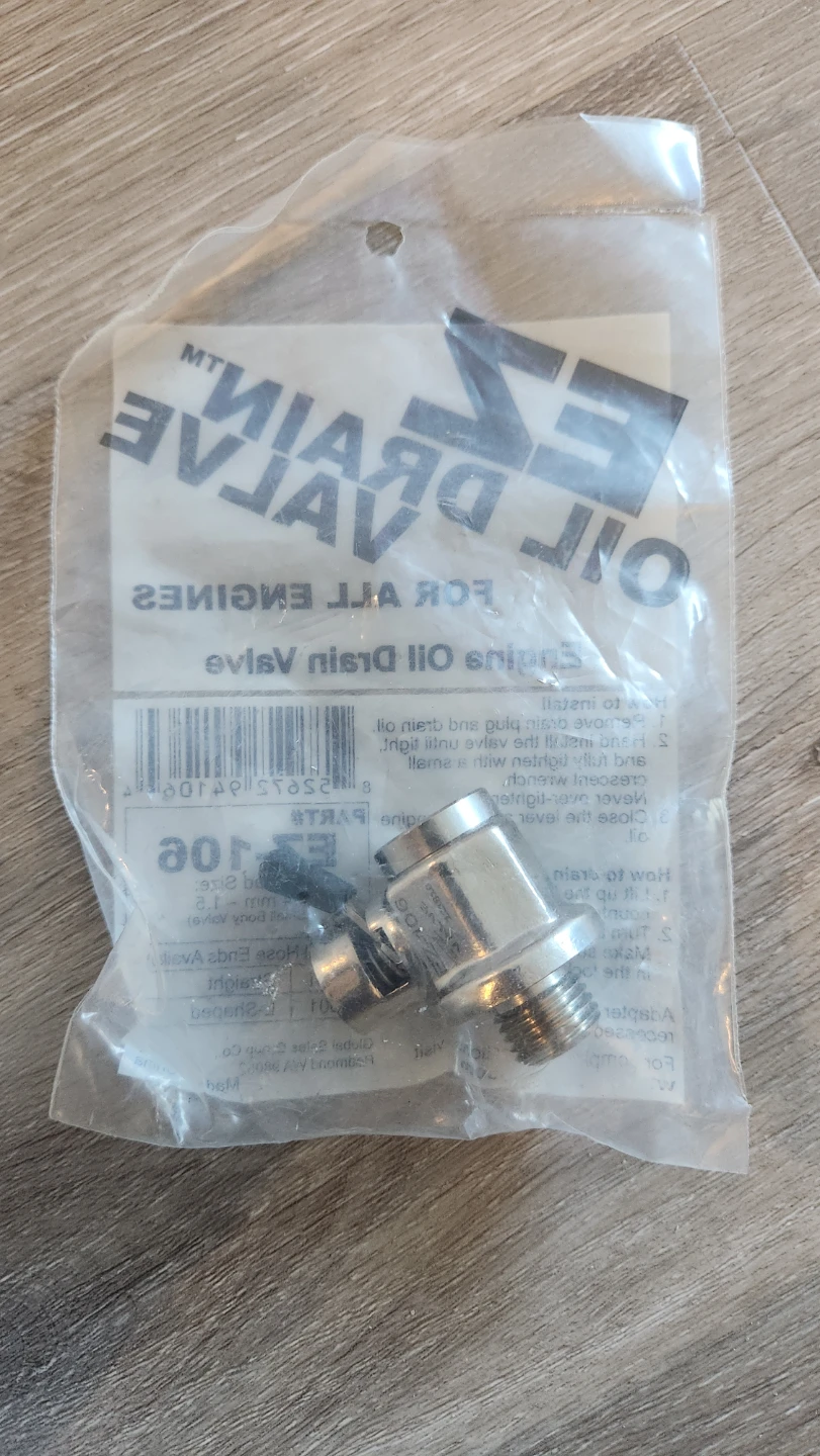 EZ Oil Drain Valve EZ-106 - photo 2