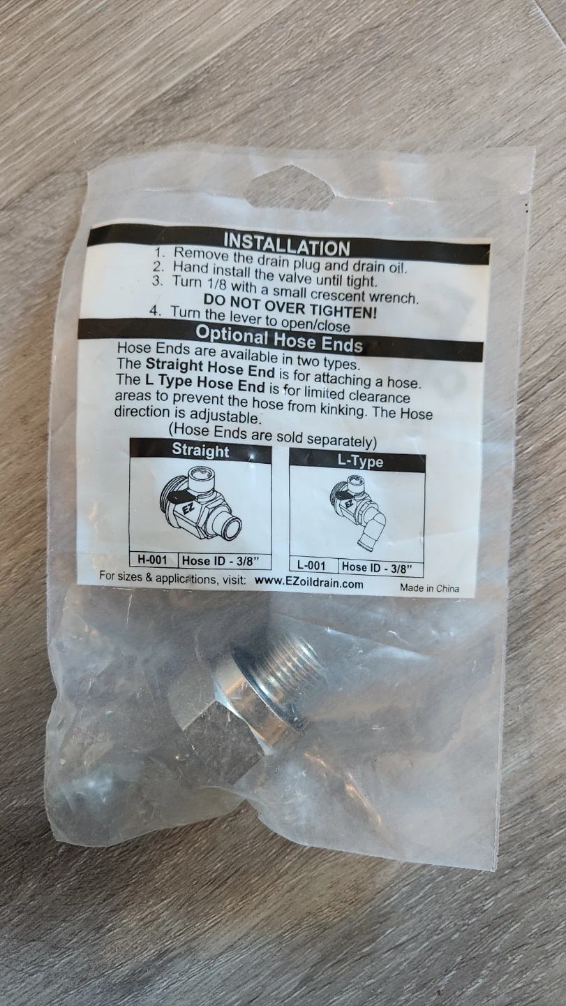 EZ Oil Drain Valve EZ-106 - photo 4
