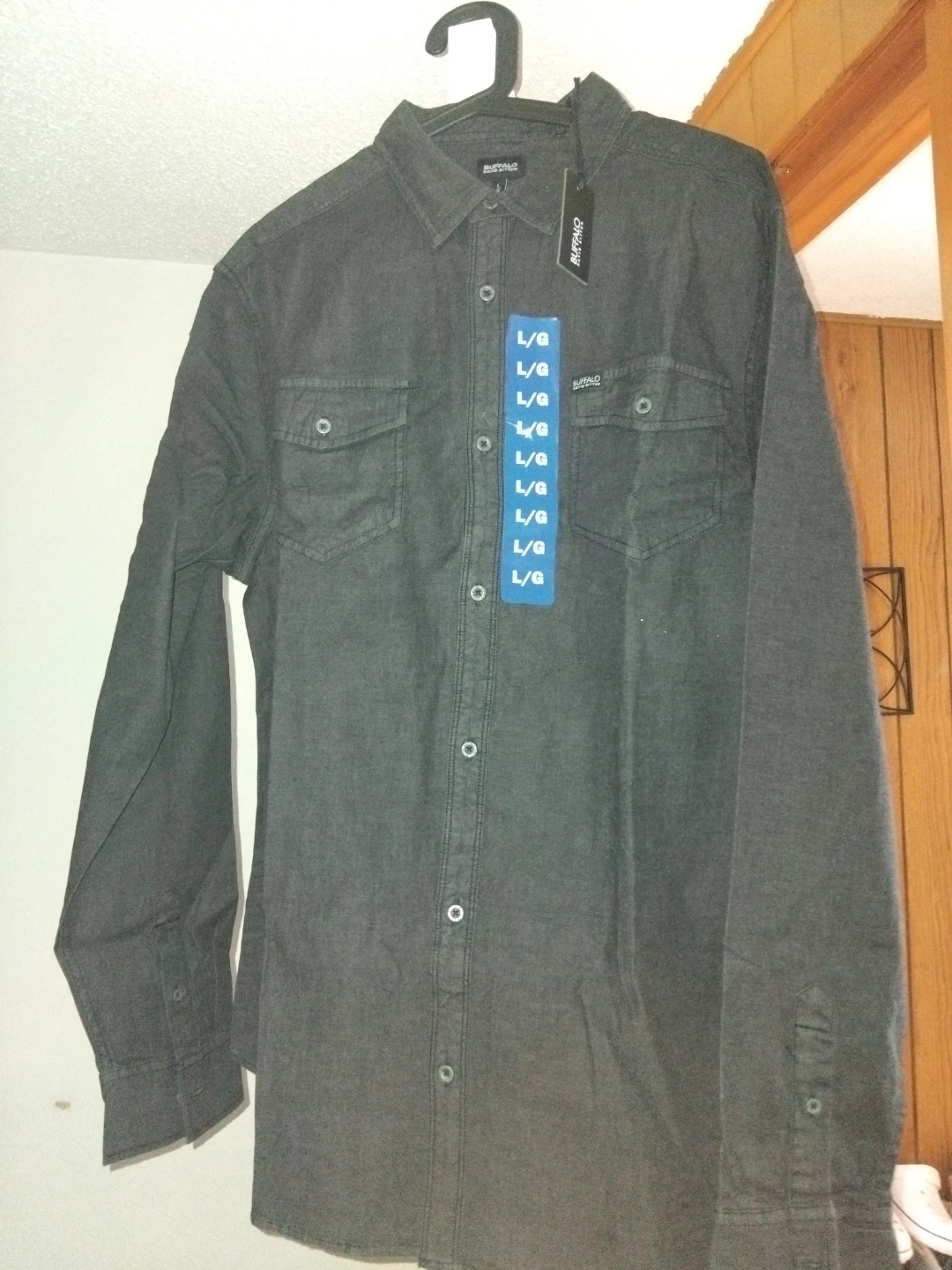 Buffalo David Bitton Men's Long Sleeve Shirt Black/Grey Colour - photo 2