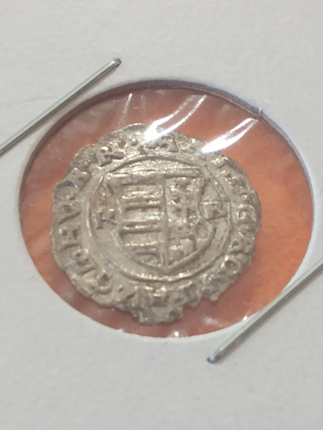 Nice 1614 Matyas II Kingdom of Hungary silver denar - photo 3